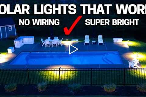 BEST SOLAR LIGHT REVIEW - Finally a light as bright as a WIRED one!