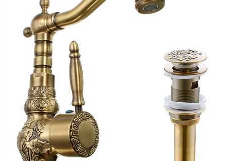 Elegant Vintage Brass Faucet Mixer Tap with Single Handle