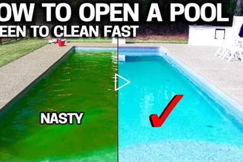 Open Your Own Pool & Keep it Clean All Season - EASY TIPS