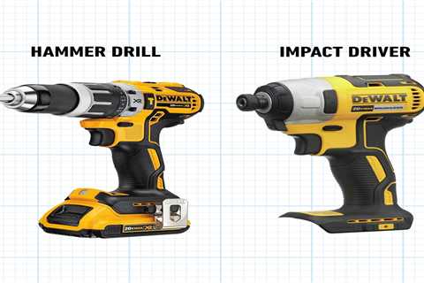 Hammer Drill vs Impact Driver: What's the Difference?