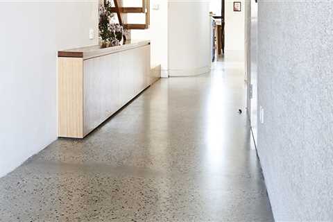 What is concrete slab flooring?