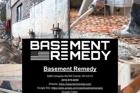 Basement Remedy Drawing - Call Us (614) 915-0230