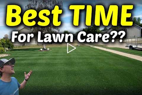 What's The BEST TIME For Lawn Care??