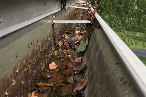What happens if gutters are not cleaned?
