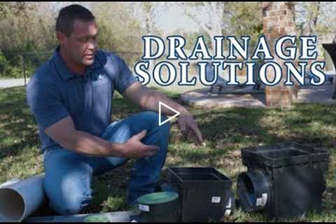 How to fix drainage problems in your yard