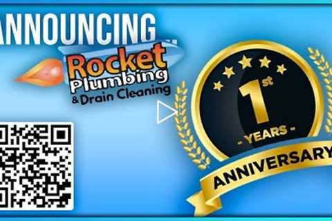 1st Year Anniversary Naperville Plumber | Rocket Plumbing and Drain Cleaning #shorts