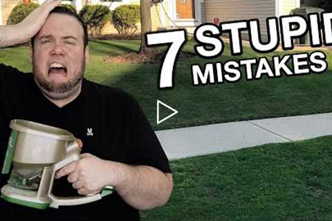 DON’T make these 7 STUPID Mistakes when OVERSEEDING your LAWN