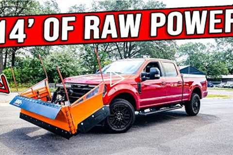 SnoPower F14 Snow Plow Never Seen Before UNTIL NOW!