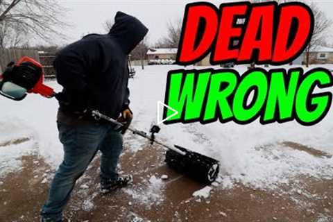 Worst Lawn Care Equipment For Snow Removal [ I Was Wrong ]