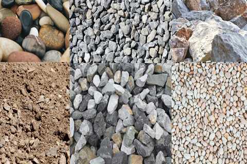 What are aggregates in concrete?