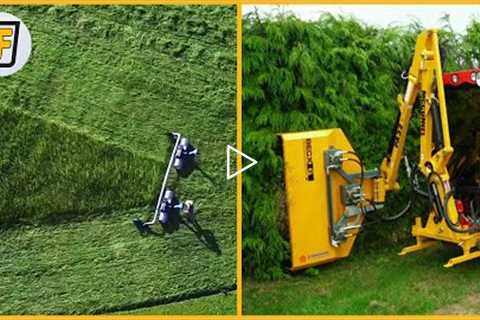⚡ Incredible Hedge Trimming & Lawn Mowing Machines ▶ 1  [with TechFind Commentary]