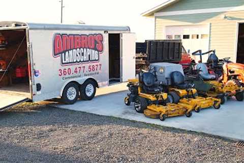 Ultimate Lawn Care Trailer Set-Up!