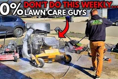 Lawn Care Equipment Maintenance [Weekly]