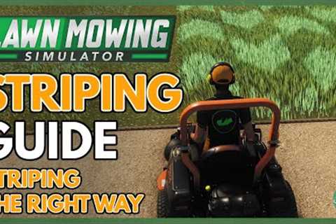 Lawn Mowing Simulator | Striping Guide