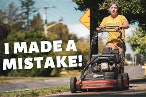 The 9 Mistakes I Made When Starting My Lawn Care Business! (SO YOU DON''''T HAVE TOO)