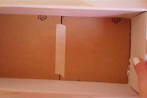 BOX RECYCLING PROJECT || Cardboard Recycling Idea