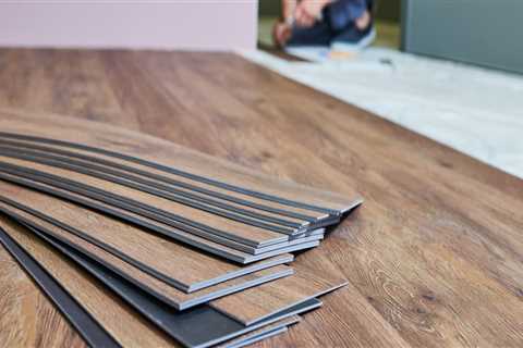 What is the cheapest and easiest flooring to install?