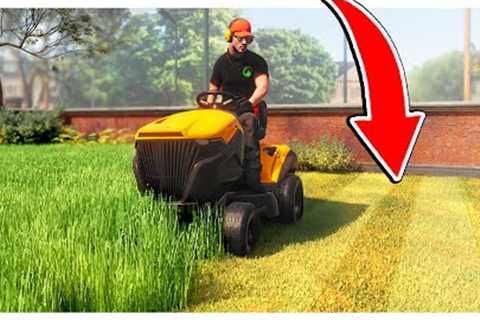 Lawn Mowing Simulator is the MOST Satisfying Game Ever