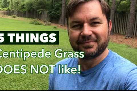 5 Things CENTIPEDE GRASS does NOT like! | Centipede Lawn Care