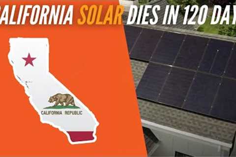 URGENT: California Solar Program Ending April 2023