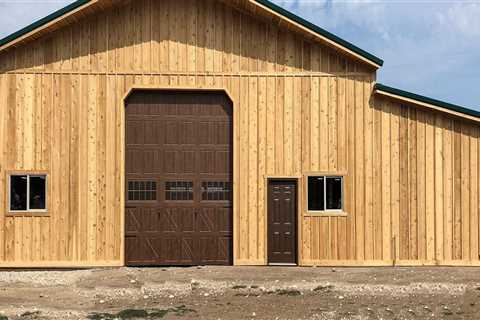 When were pole barns widely used in the united states?