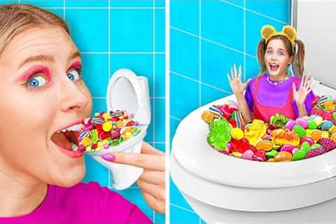 BEST BATHROOM GADGETS & DIY TOOLS IDEAS || Toilet Gadgets! Funny Parenting Hacks By 123 GO!..