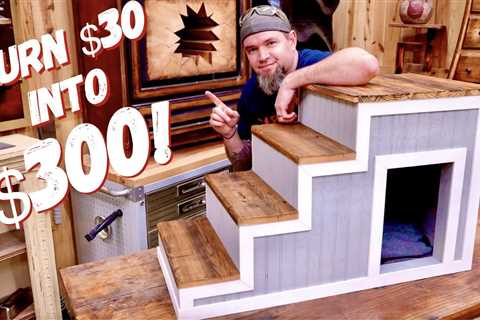 DIY Pet Steps – High Profit/Low Cost – Make Money Woodworking