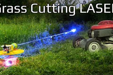 Mowing My Lawn with a LASER!!!