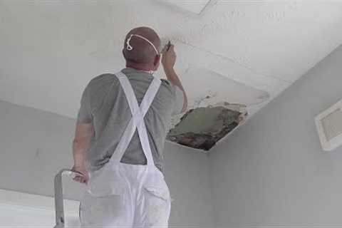 Artex Ceiling Water Damage Repair