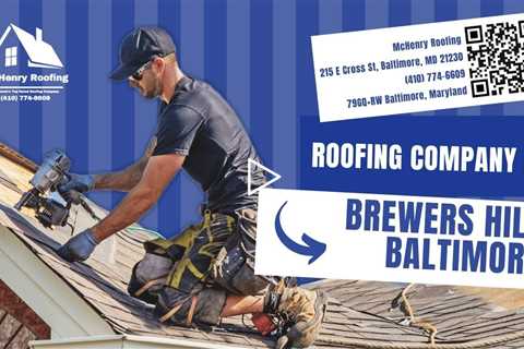 Roofing Company in Brewers Hill Baltimore