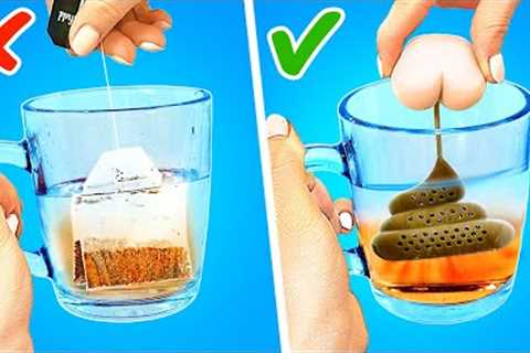 What do you drink tea with?💩 *Useful Toilet Gadgets and Hacks*