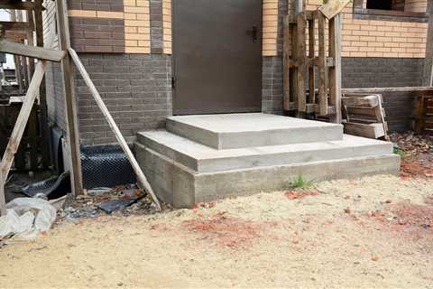 Concrete Front Steps Makeover