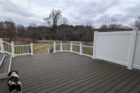 Makeover Monday: Spacious Trex Deck in Ellicott City, Maryland