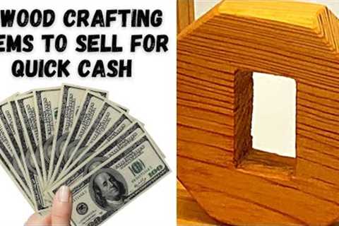3 woodworking projects that sell quickly and easily // wood craft ideas