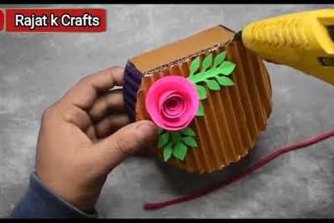 home decor crafts | cardboard and paper diy