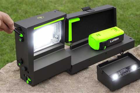Supercharge Your Workspace with a Rechargeable 2023 Lumen Worklight & Spotlight