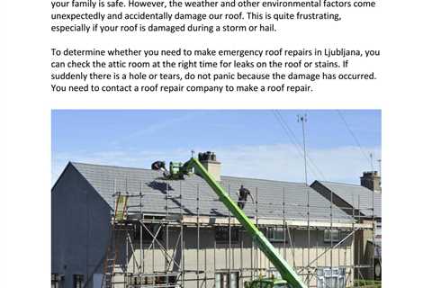 When Do I Need Emergency Roof Repair?