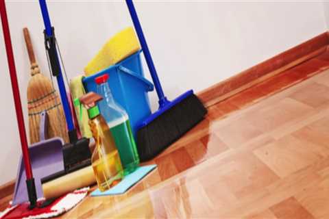 How do you keep tile floors clean?