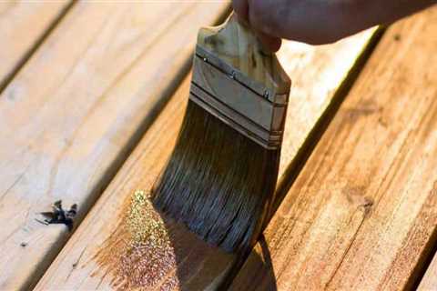 Does stain make wood waterproof?