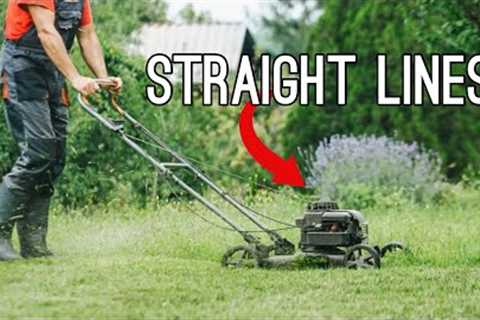 Do Straight Lines Matter When Mowing?