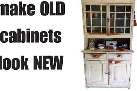 How I made Old laminate cabinets look NEW