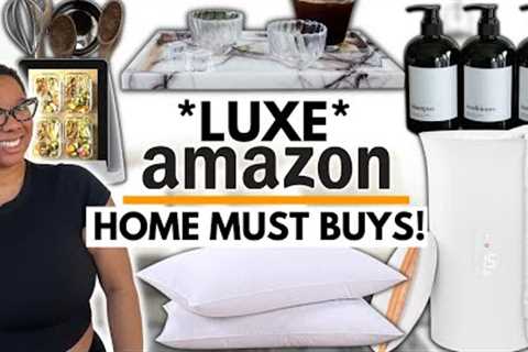 NEW LUXURY, Affordable Amazon Home Decor 2023! | Kitchen, Bedroom, & Bathroom Must Buys!