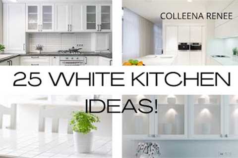 White Kitchen Design Ideas | 25 White Kitchens | Get Inspired With White Kitchen Design