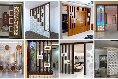 Latest Wooden Partition Ideas 2023 || Living Room Partition Ideas || Kitchen Partition Design