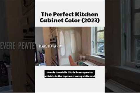 The Perfect Kitchen Cabinet Color (2023)