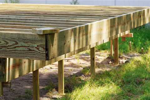 How to Calculate the Space Between Deck Posts and Footings