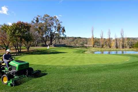 Golf Course Perfection // Mowing and Fertilising