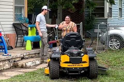 She didn''t have a mower, SO I GAVE HER MINE!