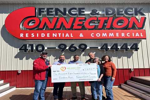 Fence & Deck Connection Donates Over $6,800 to Anne Arundel County Food Bank