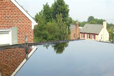 How thick should a flat roof be?